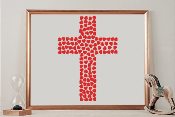 Christian Cross Made of Hearts: Business Merch Review