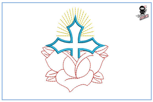Christian Cross with Lily Embroidery Review
