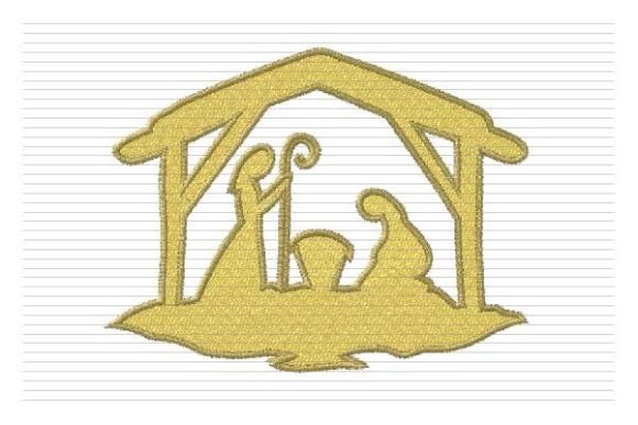 Christmas Nativity Embroidery File Review