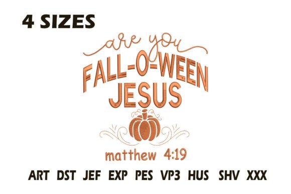 Fall O Ween Jesus Embroidery Design Review