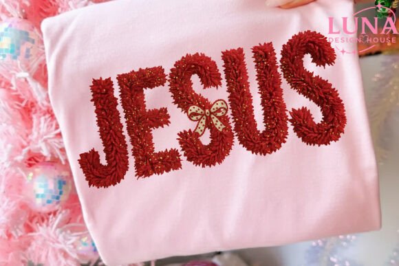 Glitter Hook Yarn Faux Embroidery Jesus Review