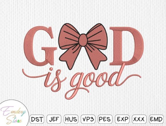 God is Good Bow: An Embroidery Seller’s Review