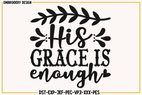 His Grace is Enough Christian Embroidery Review