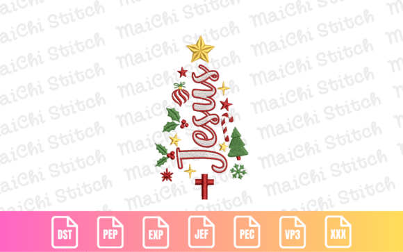 Jesus Christmas Tree: A Faithful Embroidery Review