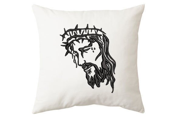Jesus God Embroidery Design for Boutique Apparel