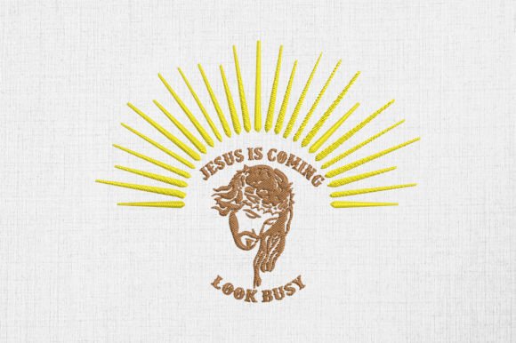 Jesus is Coming Look Busy: Embroidery Review