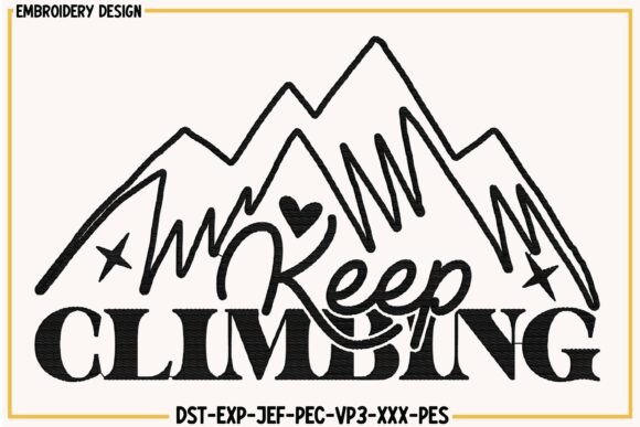 Keep Climbing Christian Embroidery Review