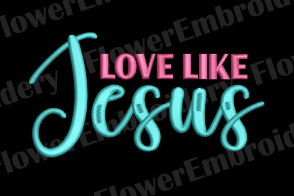 Love Like Jesus God Machine Embroidery Review