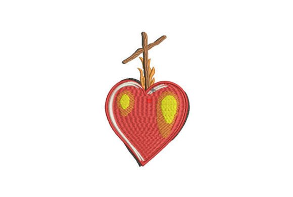 Sacred Heart of Jesus: Holiday Embroidery Review